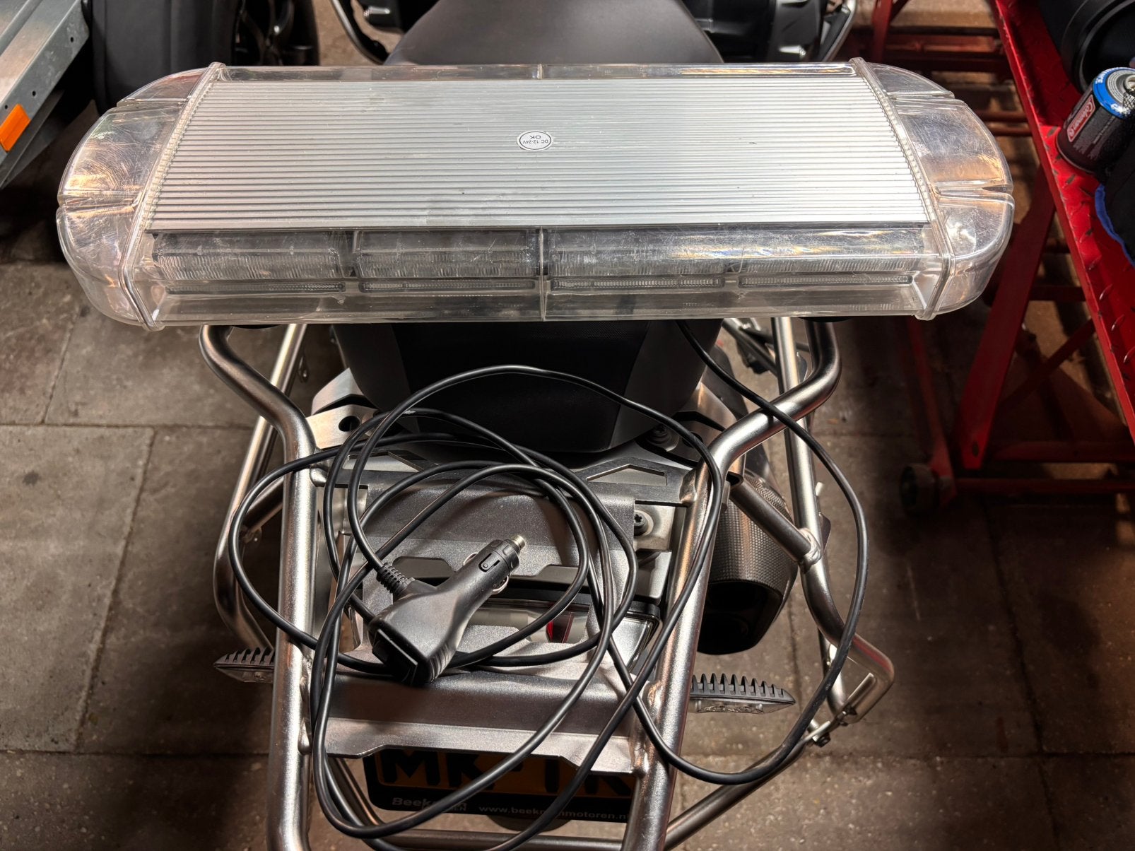 Zwaailamp lichtbalk led 16 standen 12/24v, Ophalen of Verzenden, Zo goed als nieuw, Minder dan 50 watt