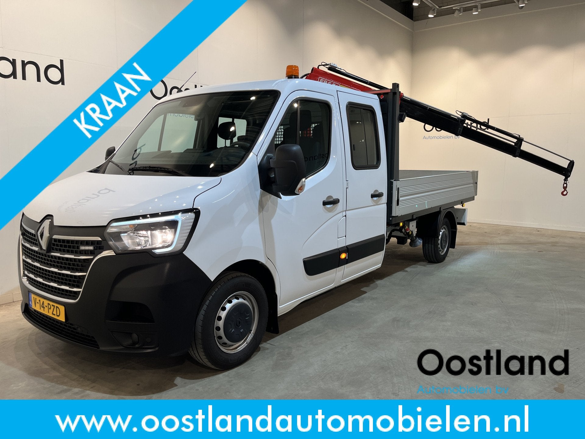 Renault Master 2.3 dCi 145 PK L3 DC Dubbel Cabine Open Laadb, Auto's, Bestelauto's, Bedrijf, Te koop, ABS, Airbags, Airconditioning