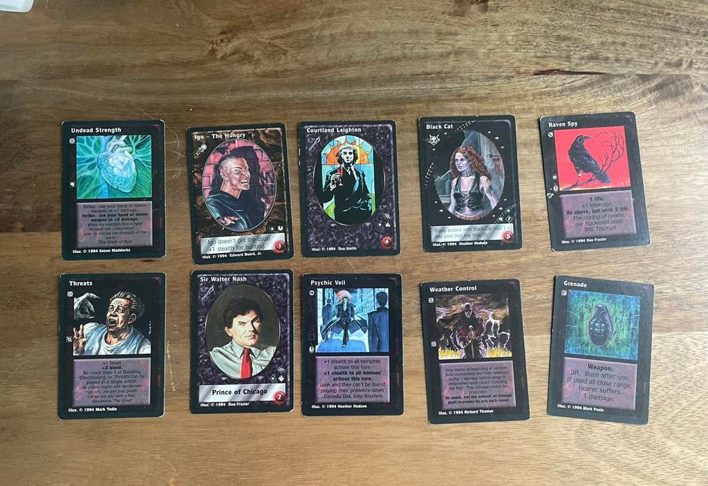 Vintage Jyhad / Vampire The Eternal Struggle 1994 WoD TCG, Ophalen of Verzenden, Zo goed als nieuw