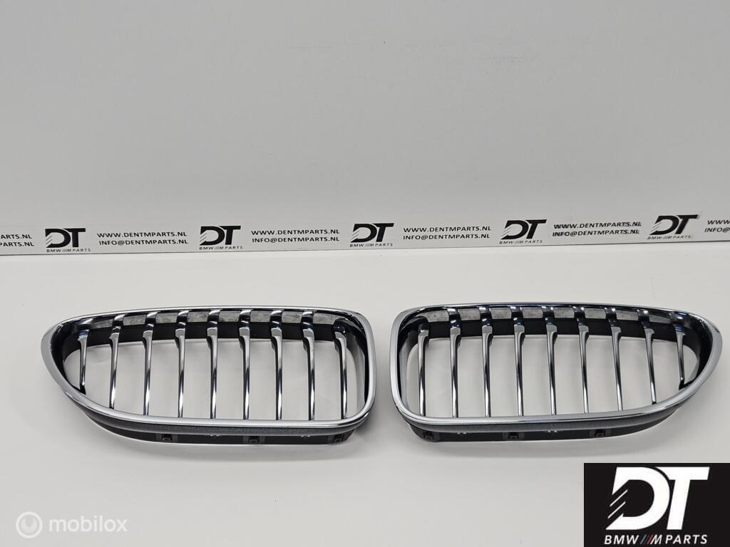 Nieren set chrome BMW 6-serie F12 F13 F06 51137370389, Gebruikt, Ophalen of Verzenden