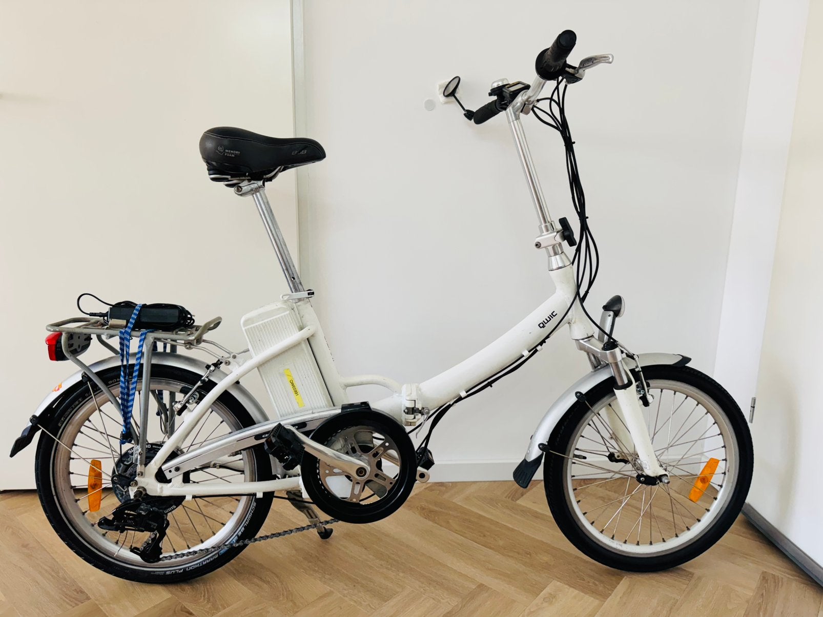 Qwic Smart E2 eletrische vouwfiets 20 inch gereviseerde accu, Fietsen en Brommers, Fietsen | Vouwfietsen, Zo goed als nieuw, 20 inch of meer