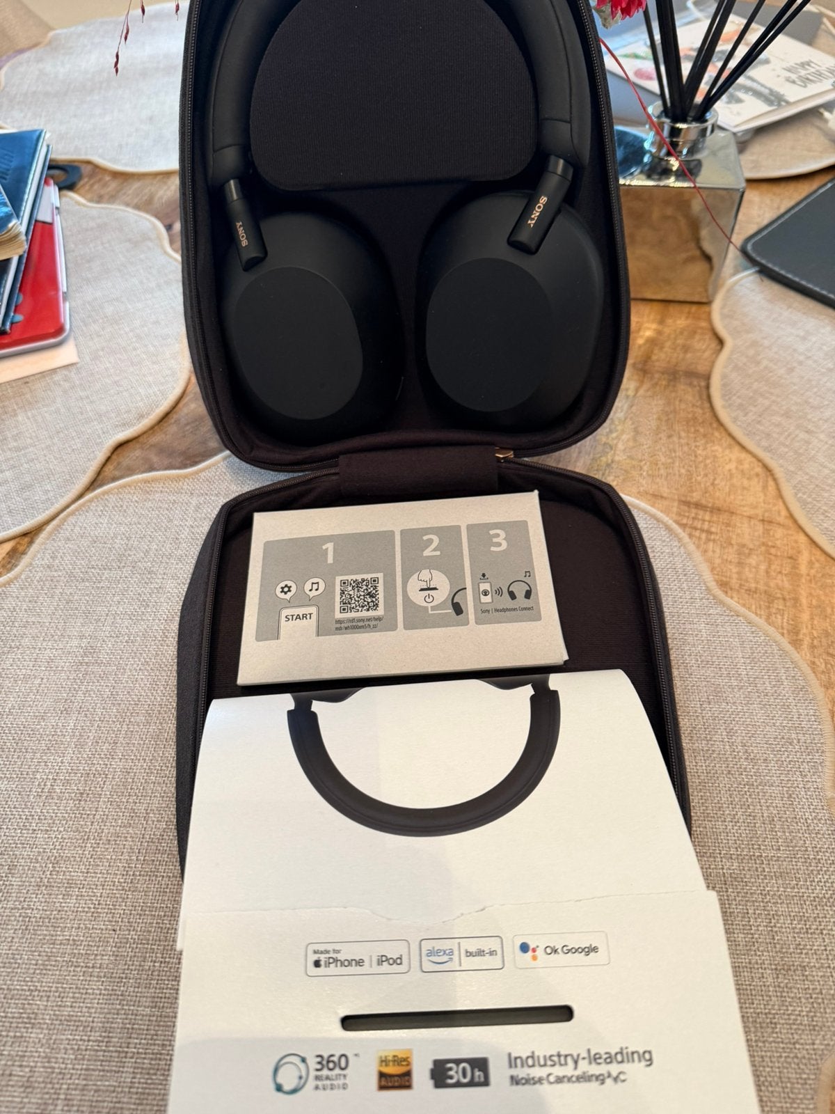 Te koop SONY WH-1000XM5 koptelefoon nois cancelling, Ophalen, Zo goed als nieuw, Sony