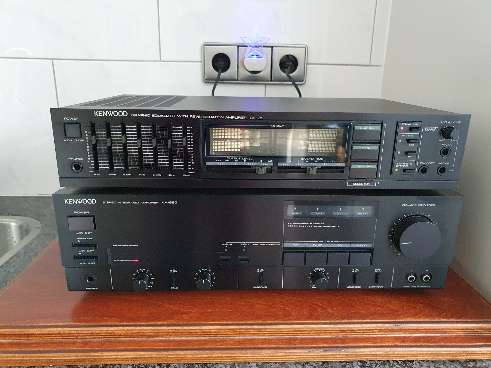 KENWOOD SET  KA-660. &  GE -75, Ophalen of Verzenden, Kenwood