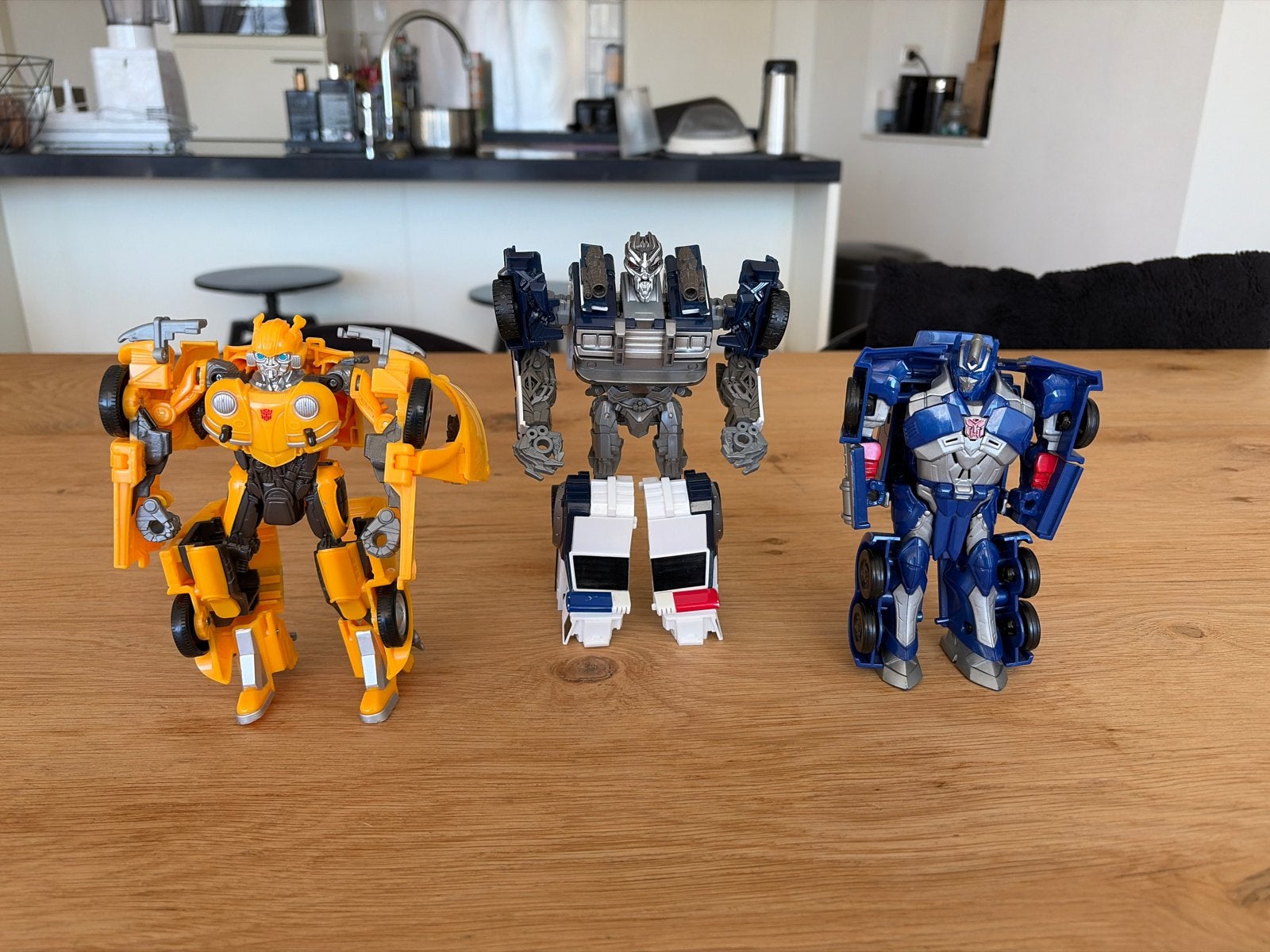 Transformers actiefiguren set - Bumblebee, Optimus Prime, Kinderen en Baby's, Ophalen, Zo goed als nieuw