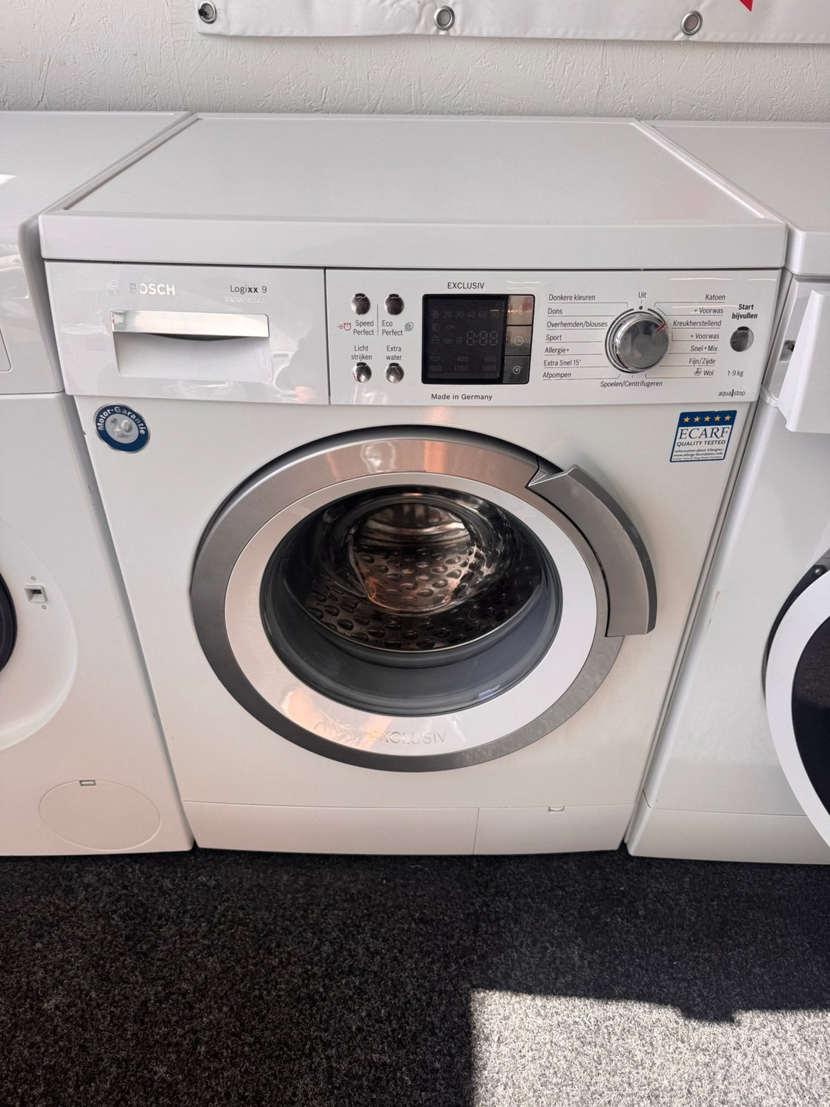 BOSCH 1400 SERIE LOGIXX VARIO 9 KG met 2 jaar garantie, 1200 tot 1600 toeren, N, N, 8 tot 10 kg