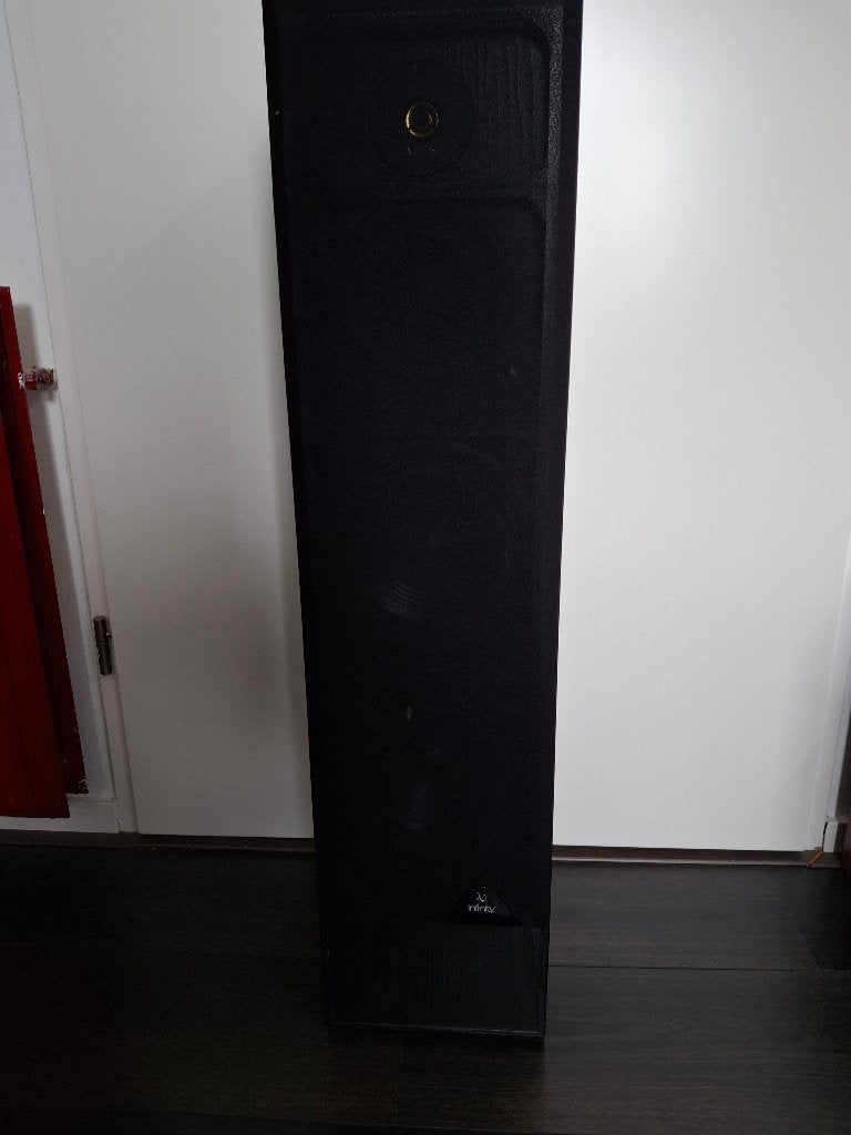 Infinity Reference 81 MK II speakers, Gebruikt, 120 watt of meer, Front, Rear of Stereo speakers, Ophalen