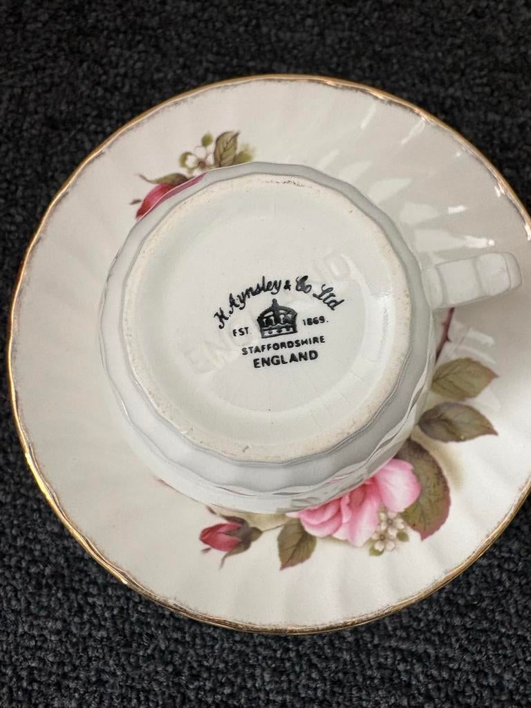 Vintage Aynsley & Co Ltd Staffordshire Kop en Schotel, Ophalen of Verzenden