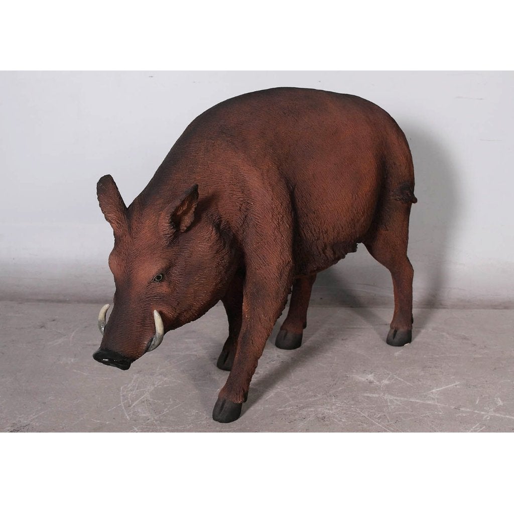 Wild Boar beeld – Wild Zwijn Lengte 119 cm, Ophalen, Nieuw, Overige soorten, Overige typen
