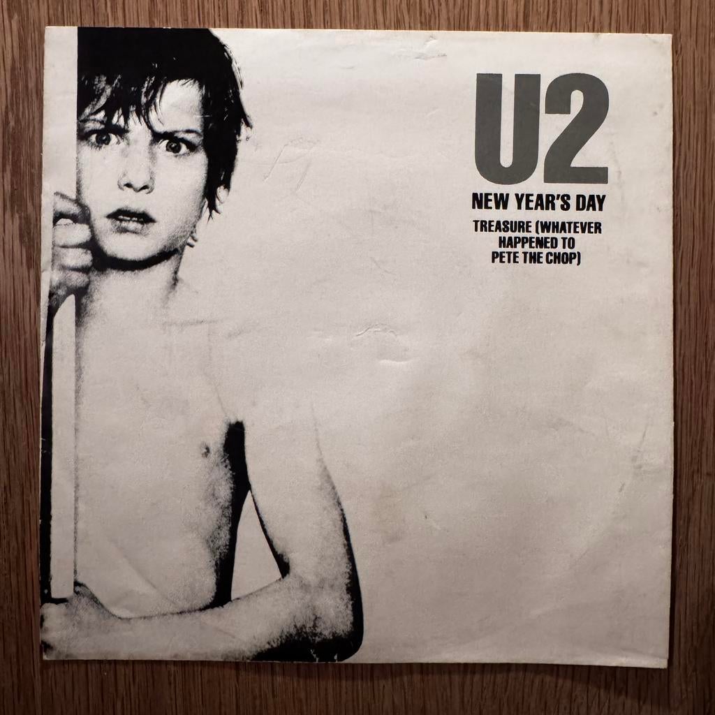 U2 New Years Day 7” vinyl single 1983 Holland New Wave Rock, Cd's en Dvd's, Vinyl Singles, Gebruikt, 7 inch, Single, Ophalen of Verzenden