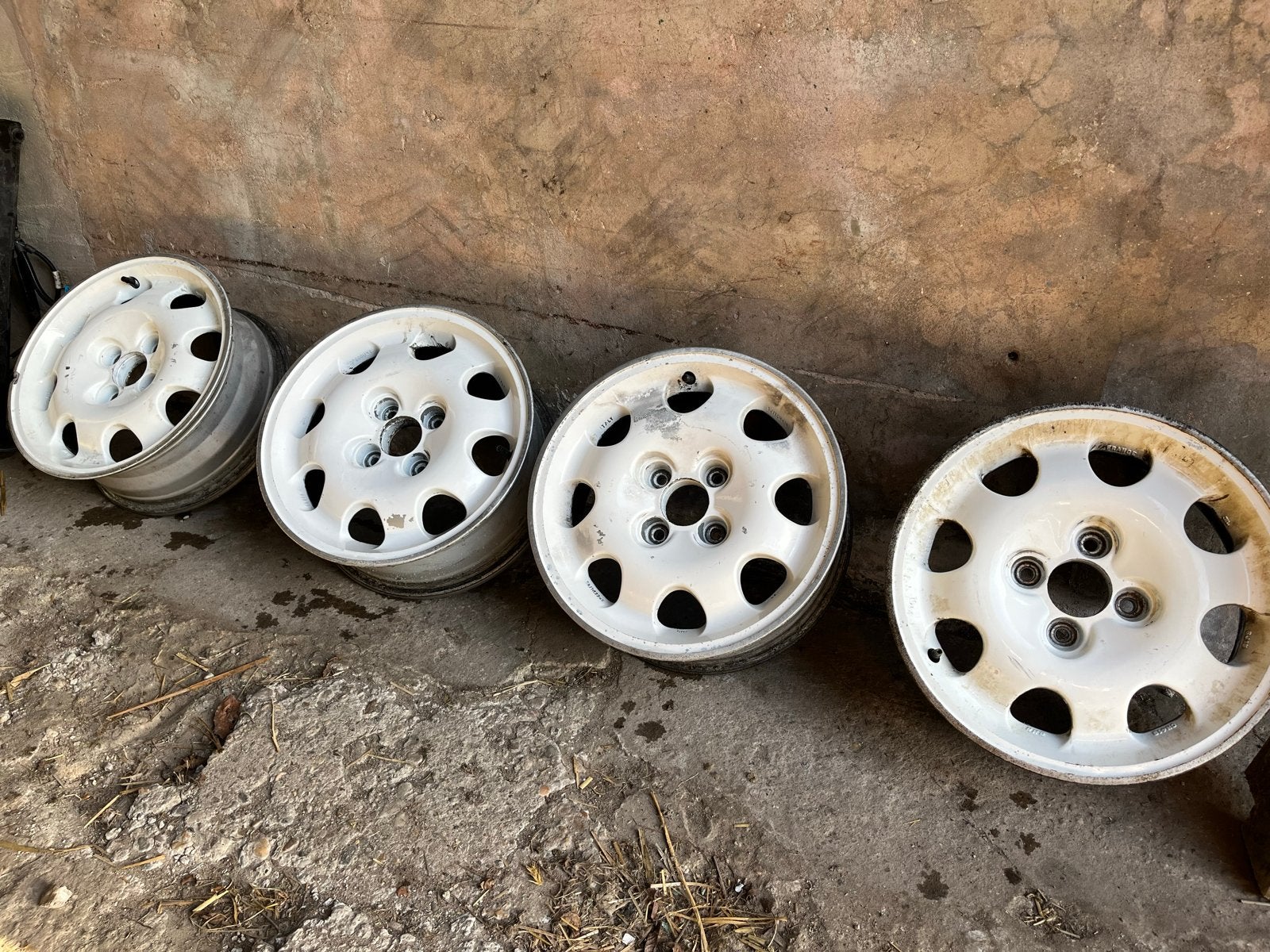 Peugeot 205 GTI Velgen - Opknap Setje, Auto-onderdelen, Banden en Velgen, Ophalen, Gebruikt, 15 inch, Velg(en)