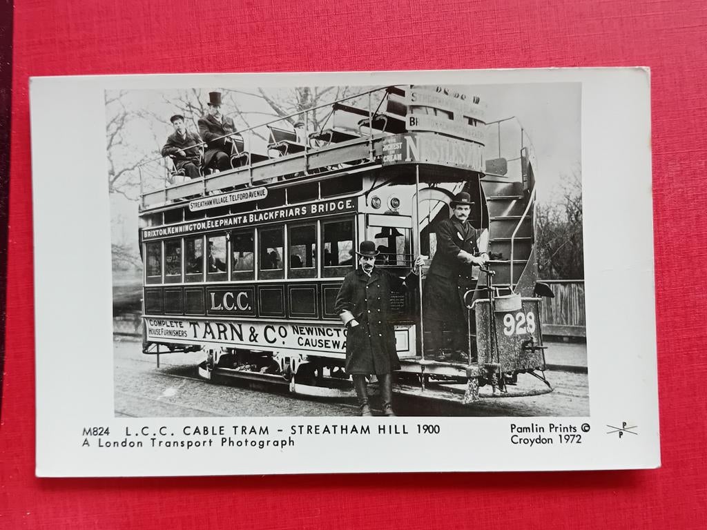 Ansichtkaart Tram, Verzamelen, Ophalen of Verzenden, Voor 1920, Zuid-Holland