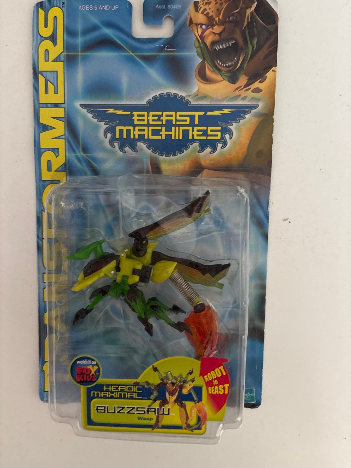 Transformers Beast Machines Buzzsaw (Wasp) Nieuw in verpakki, Ophalen of Verzenden, Nieuw