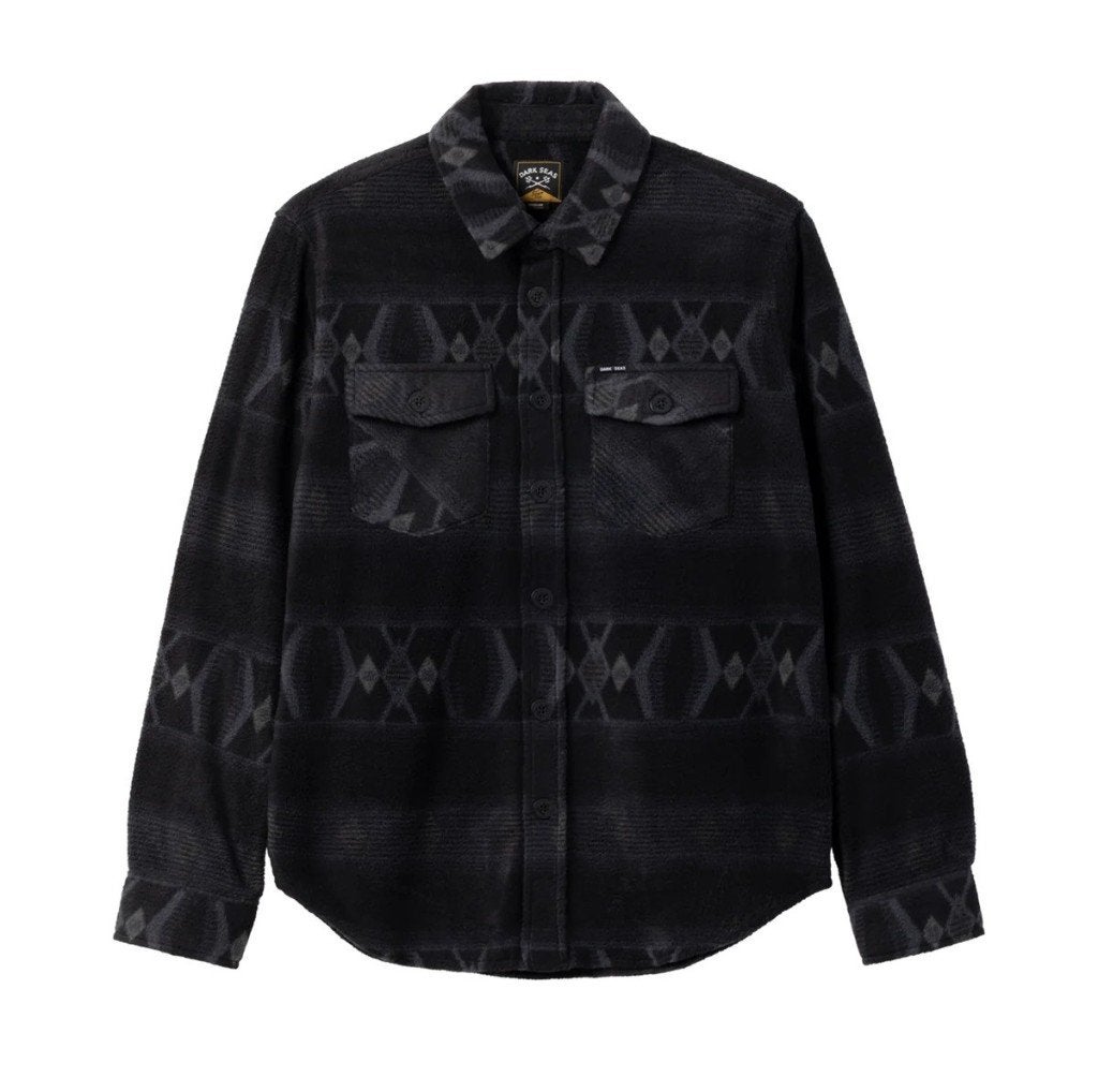 DARK SEAS ZULU II SHIRT BLACK CHARCOAL, Maat 52/54 (L), Info@workingclassrebel.com, Zwart, Nieuw