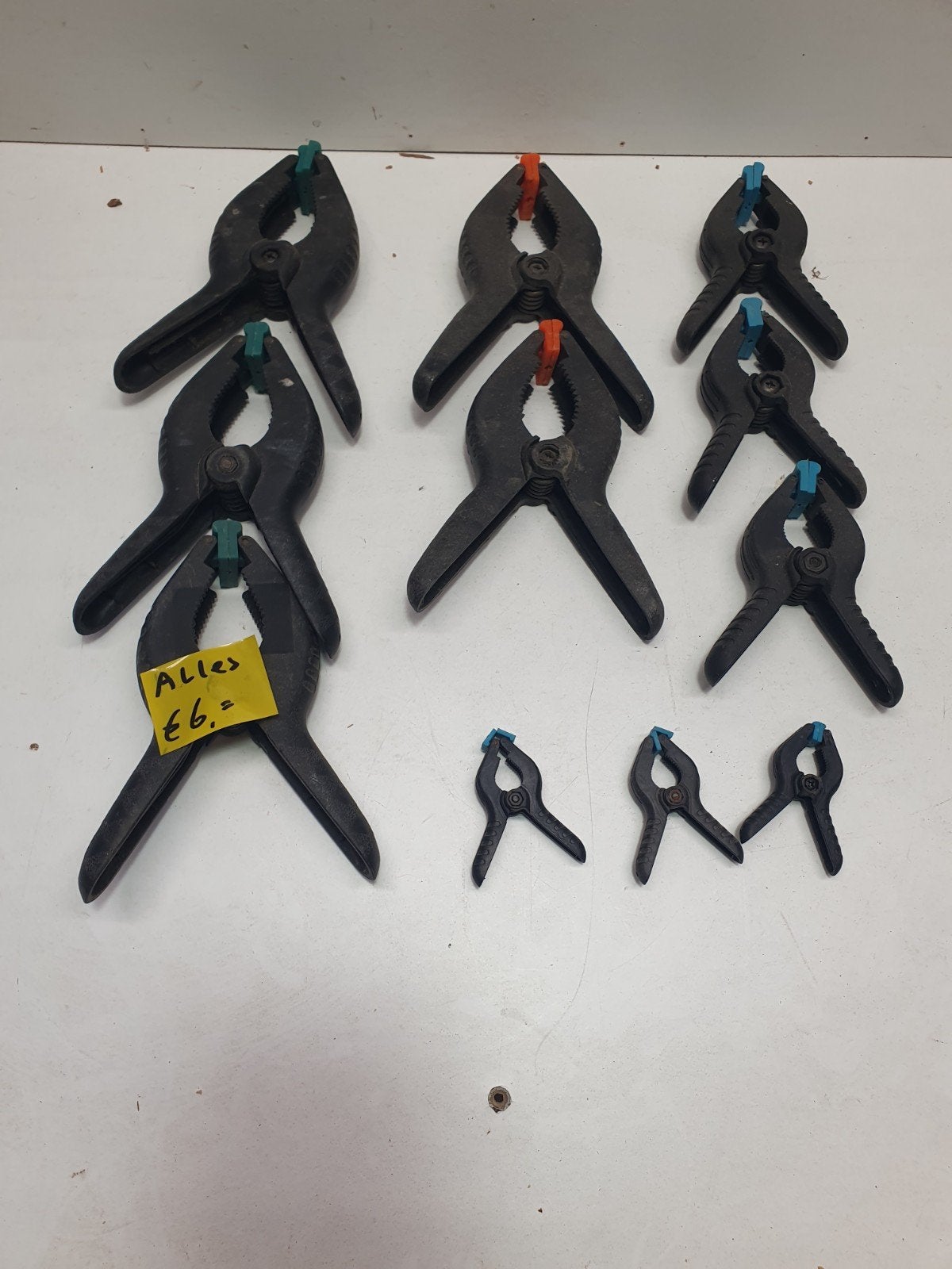 zeilklemmen alles € 6.50, Ophalen of Verzenden