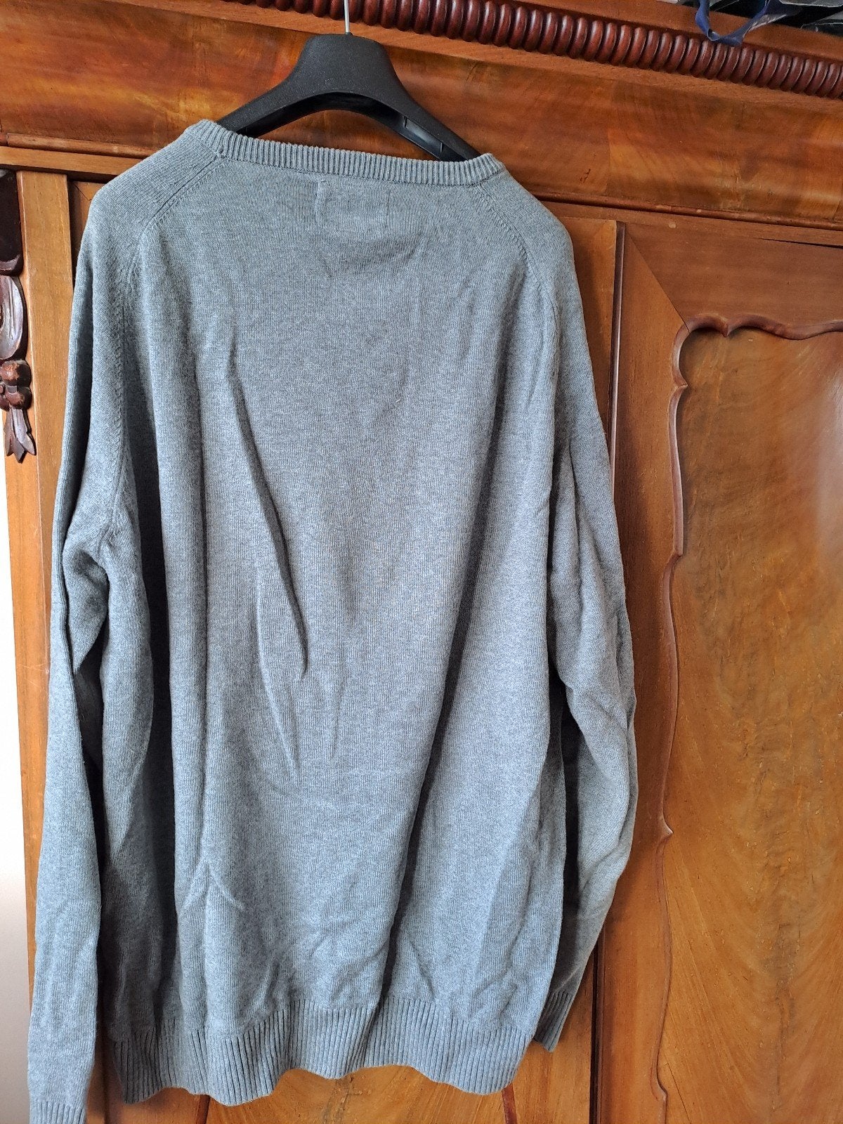 Human Nature lichtgrijze katoenen trui * 3xl * ZGAN, Kleding | Heren, Ophalen of Verzenden, Zo goed als nieuw, Grijs