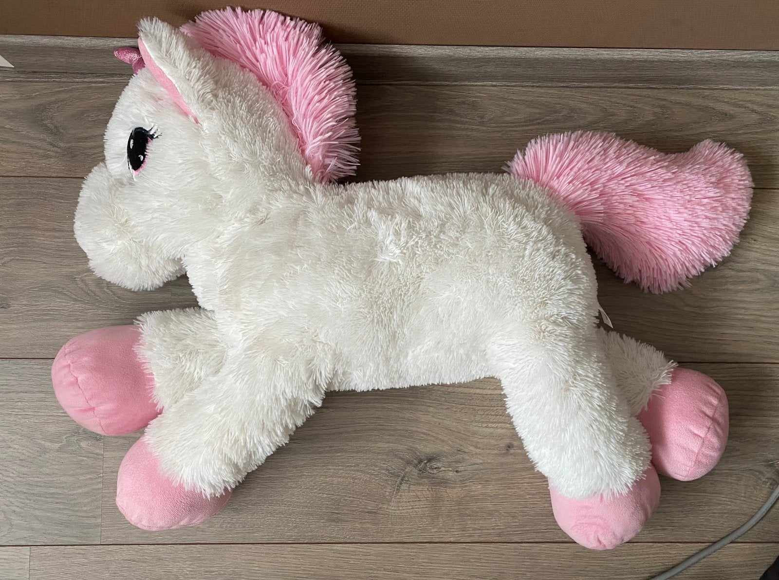 Grote eenhoorn knuffel, Kinderen en Baby's, Speelgoed | Knuffels en Pluche, Ophalen of Verzenden, Zo goed als nieuw, Overige typen