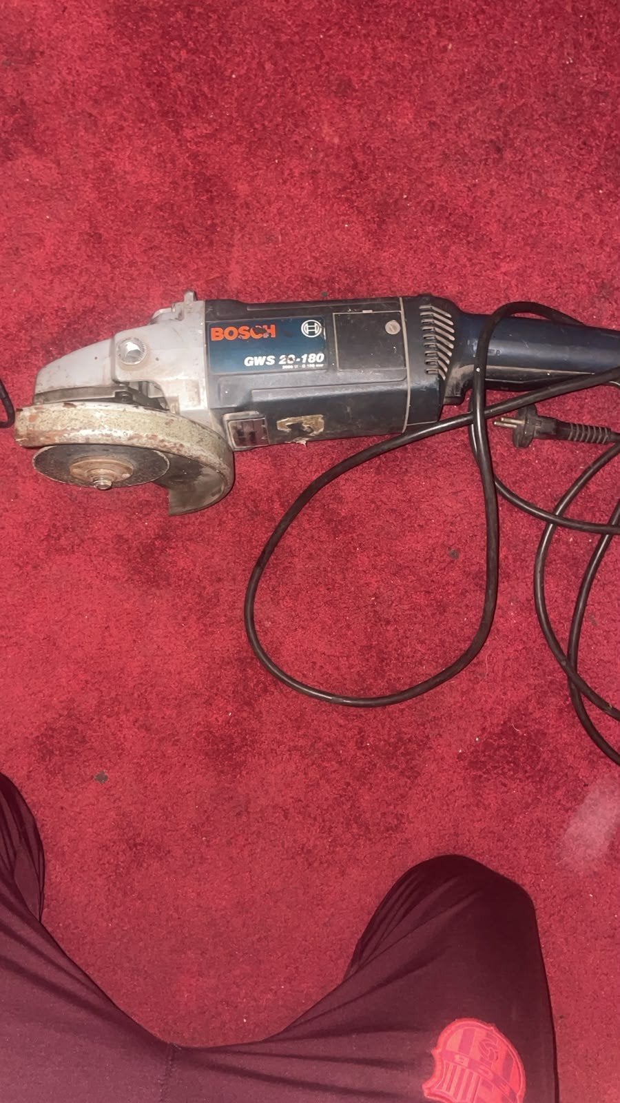 Bosch GWS 20-180 Haakse Slijpmachine - Gebruikt, Ophalen, Gebruikt, 1000 watt of meer, Haakse handslijpmachine