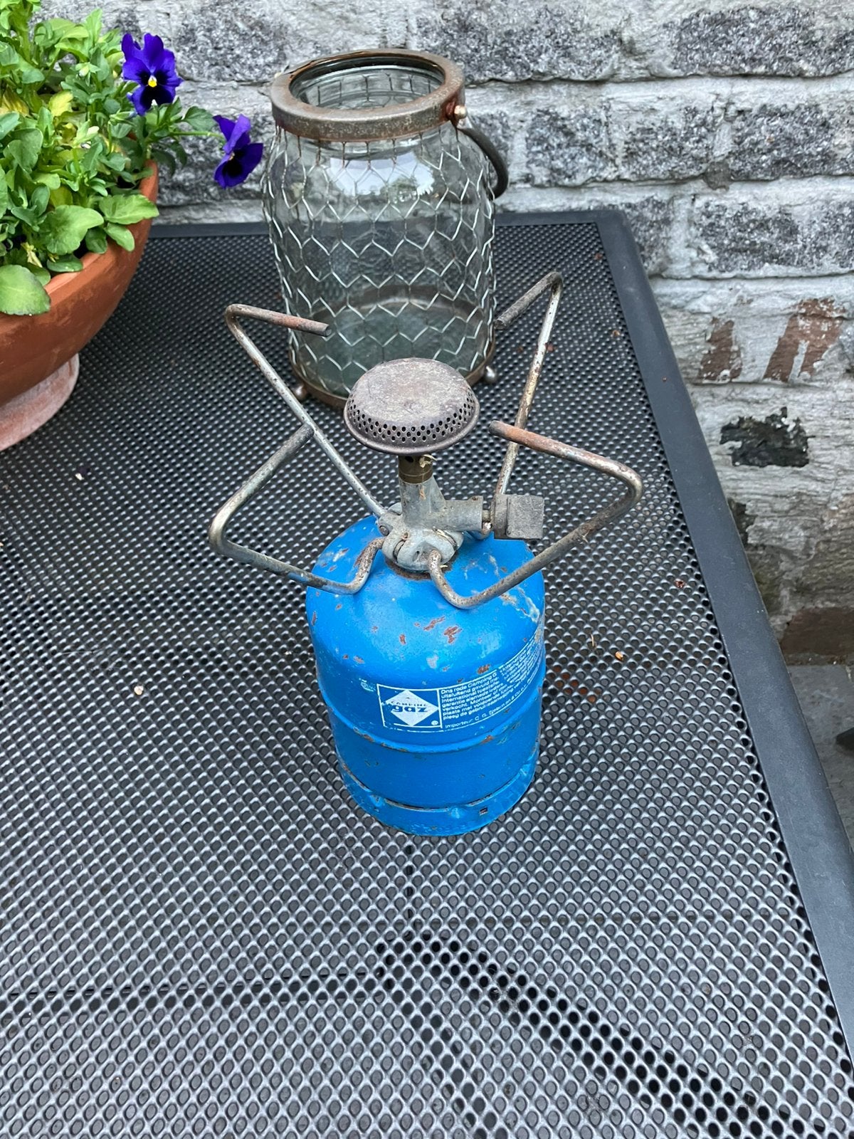 gasfles 901 met 1-pits kooktoestel, Ophalen, Zo goed als nieuw
