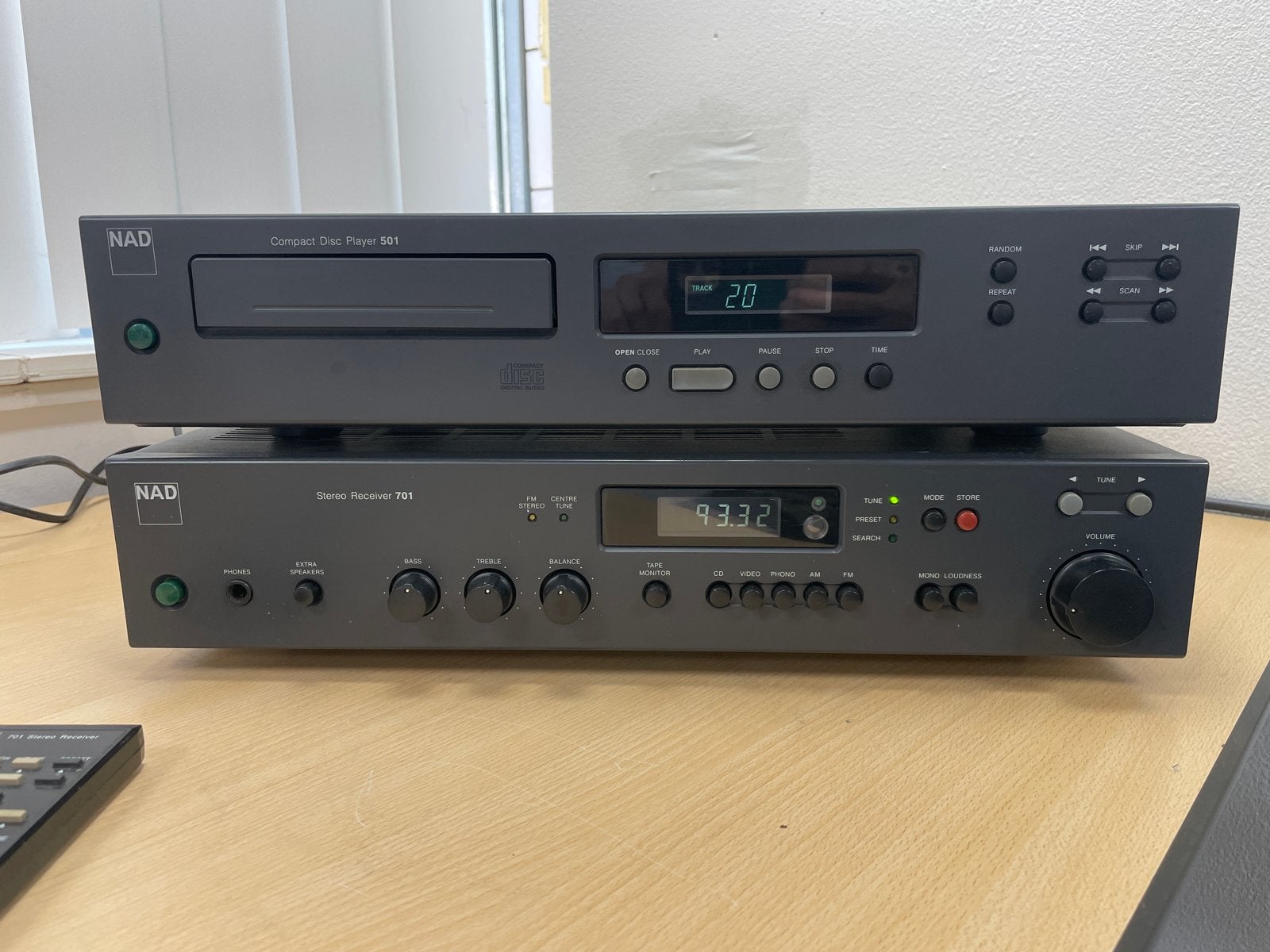 NAD Stereo receiver 701 en CD Speler 501 -, Audio, Tv en Foto, Stereo-sets, Gebruikt, Losse componenten, Nvt, Cd-speler