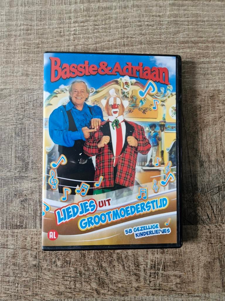 Bassie & Adriaan Liedjes uit Grootmoederstijd DVD, Ophalen of Verzenden, Zo goed als nieuw, Film