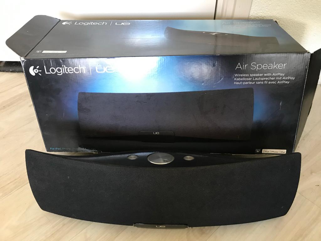 Logitech UE Air Speaker - Draadloze AirPlay Speaker, Ophalen of Verzenden, Zo goed als nieuw, 60 tot 120 watt, Overige merken