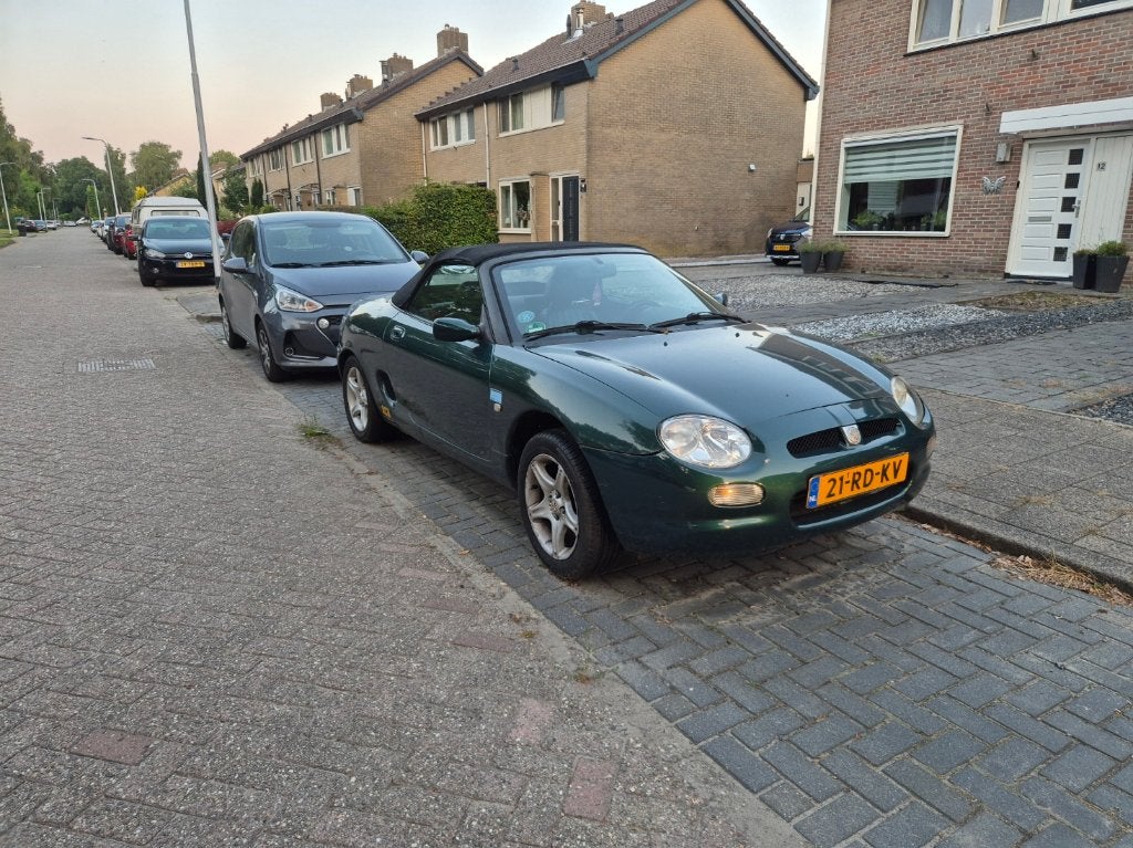 MG F 1.8 VVC 1997 Groen, Achterwielaandrijving, 4 cilinders, Cabriolet, 1796 cc