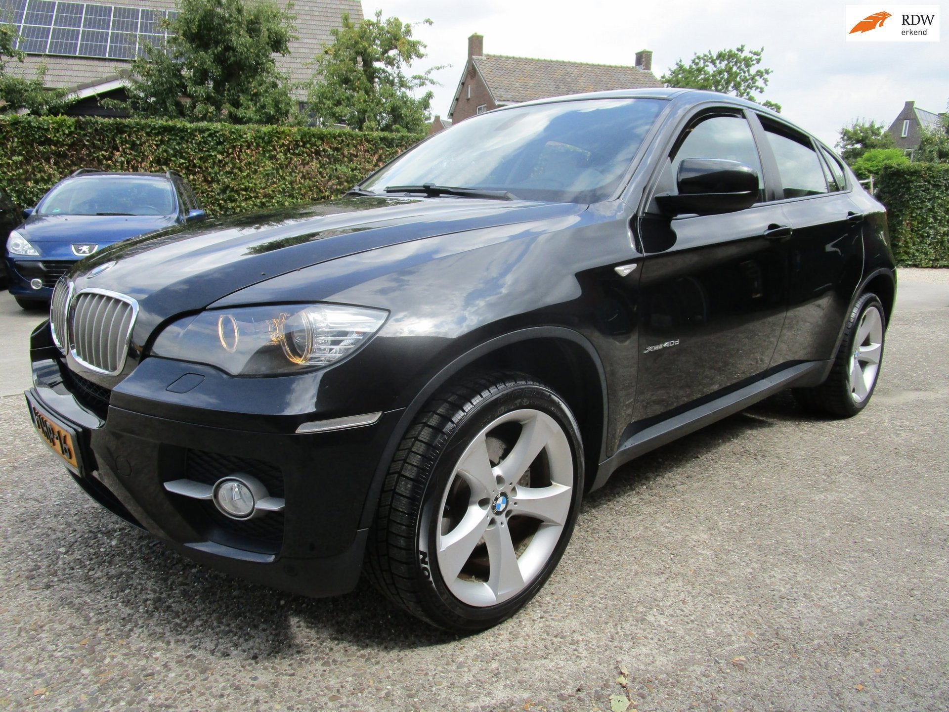 BMW X6 XDrive40d High Executive leer 20inc breed set, nieuw, Euro 5, Gebruikt, 2993 cc, Zwart