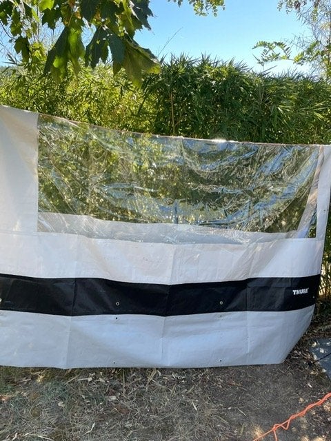 Thule zijwand met kijkvenster 307293. Zonder rafter….., Ophalen, Gebruikt