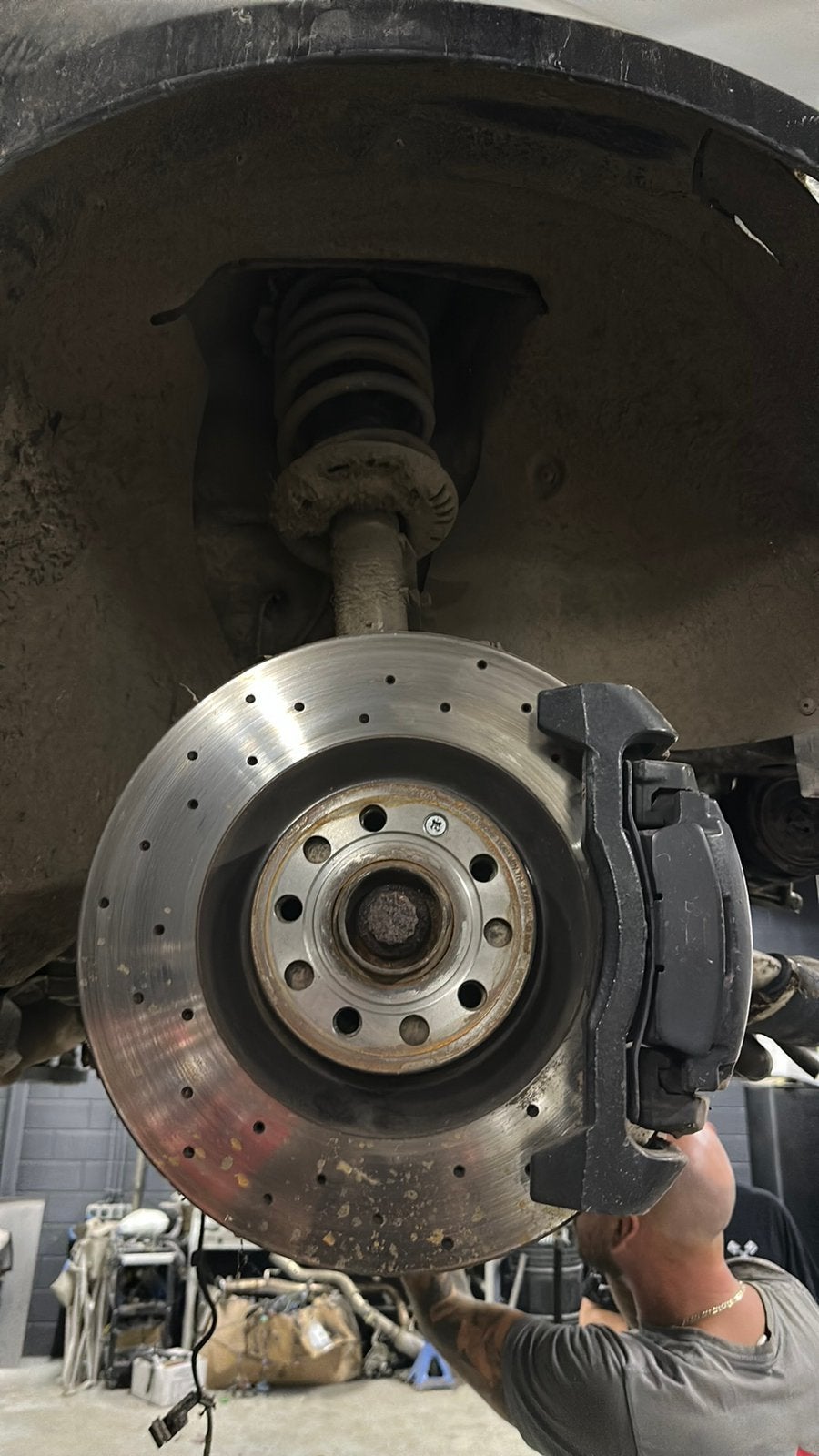 Golf 6 R 345mm remmerij voor, Auto-onderdelen, Remmen en Aandrijving, Ophalen, Gebruikt, Volkswagen