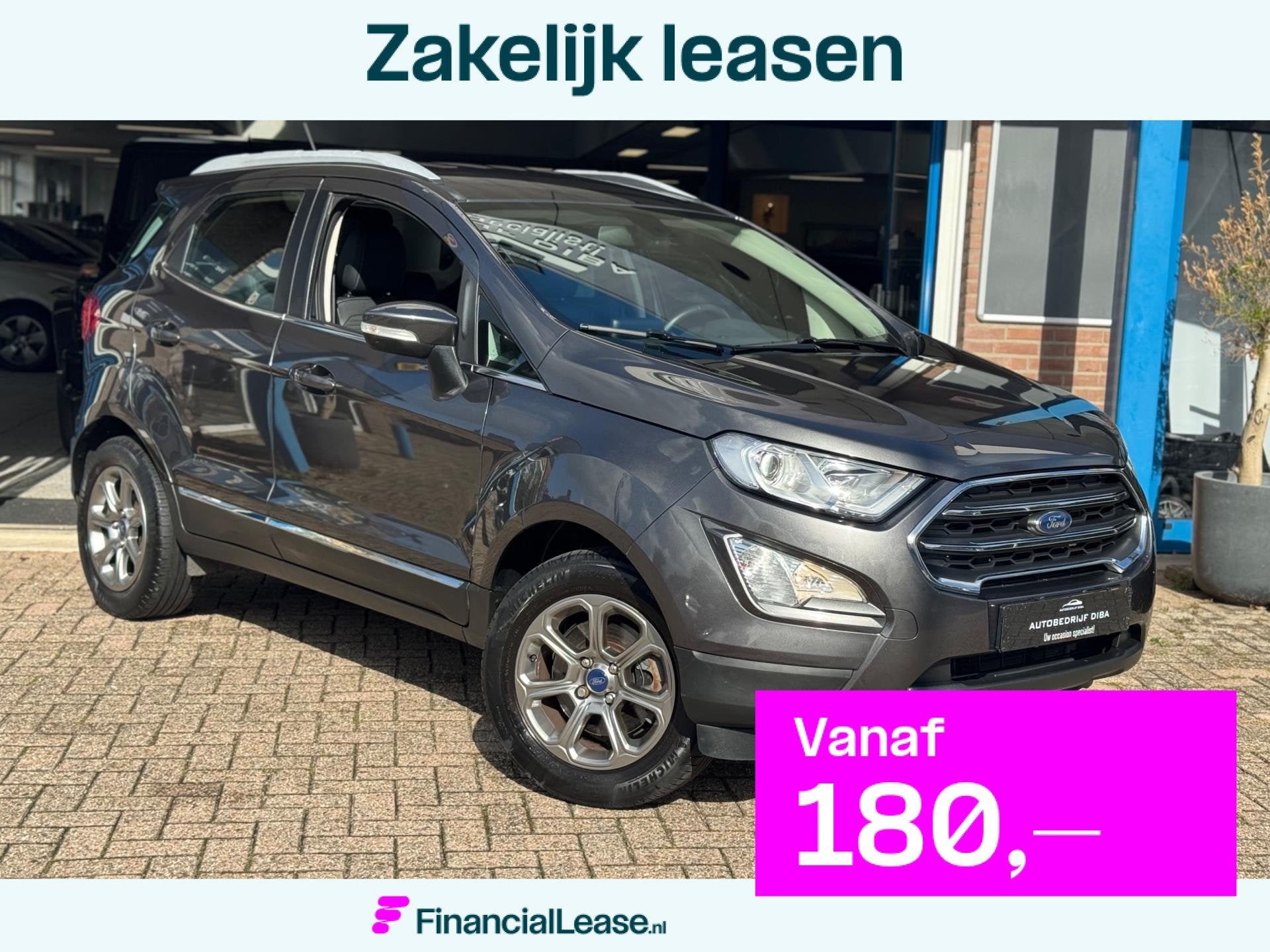 Ford EcoSport 1.0 EcoBoost Titanium 2019 NAVI CLIMA NAP BTW!, Voorwielaandrijving, Dealer onderhouden, Gebruikt, Ecosport