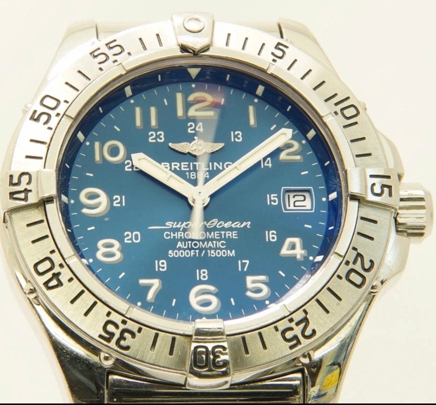 Breitling Superocean A17360 - Herenhorloge, Ophalen, Gebruikt, Staal, Breitling