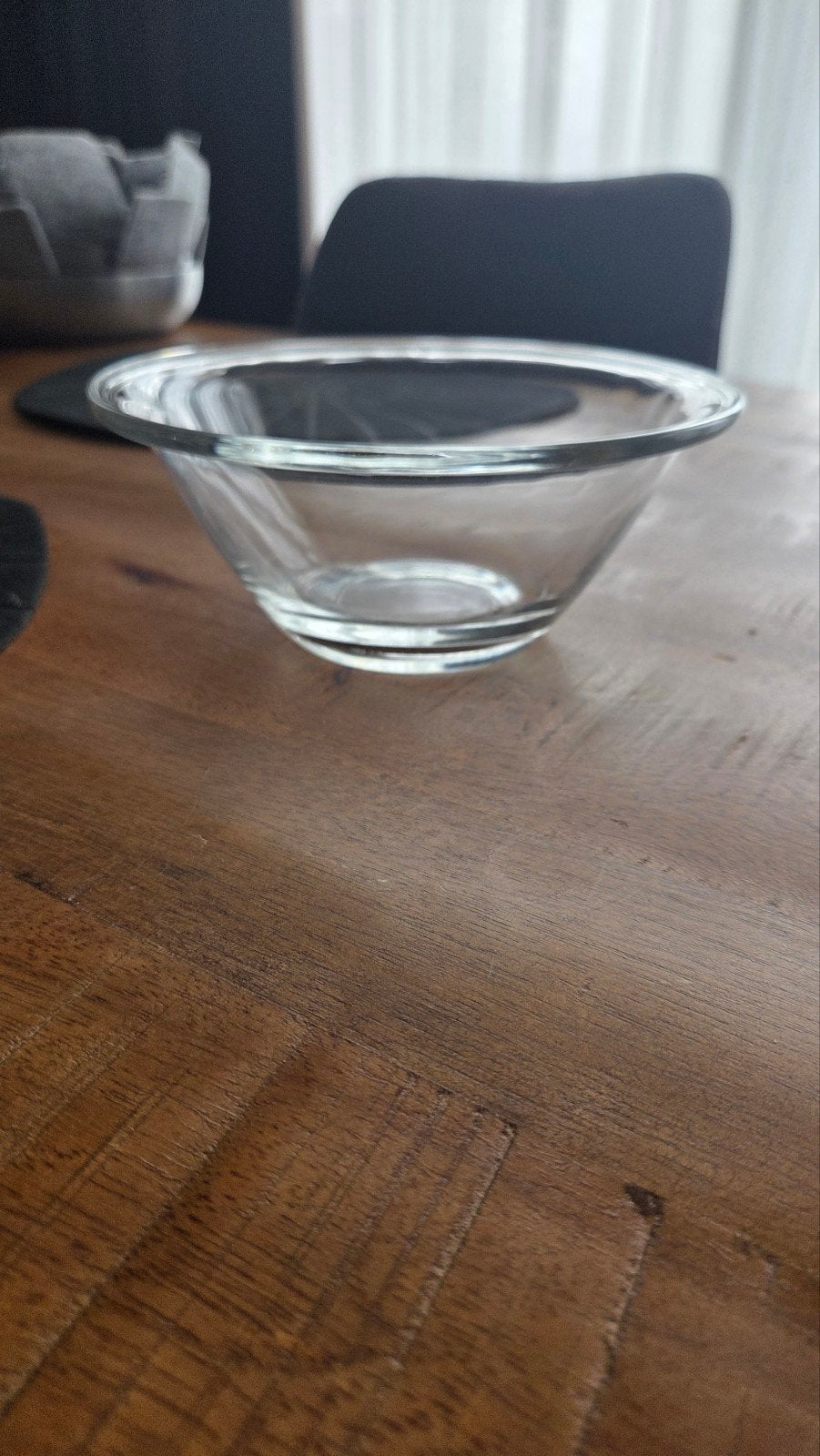 Set van 3 glazen schaaltjes, Ophalen, Gebruikt, Schaal, Rond