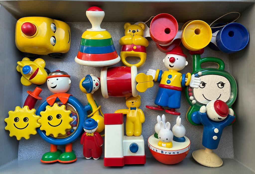 2 sets Ambi Toys made in Holland, vintage en tijdloos, Verzenden, Gebruikt
