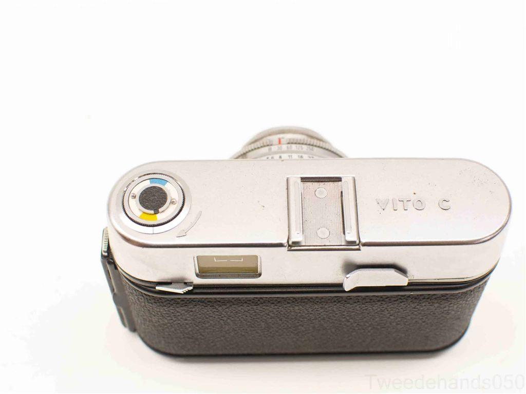 volgtlander vintage fotocamera 21581, Audio, Tv en Foto, Fotocamera's Analoog, Ophalen of Verzenden, Gebruikt, Spiegelreflex, Canon