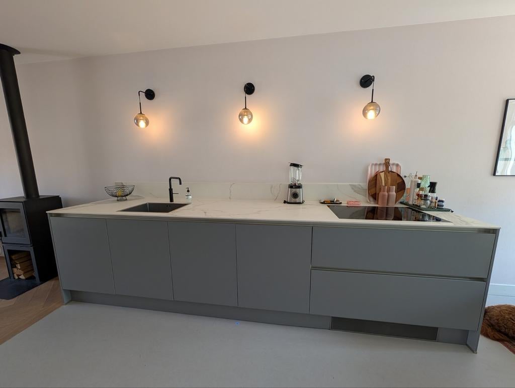 Complete keuken, Siemens studioLine, Novy One Pro, Neolith, Ophalen, Greeploos