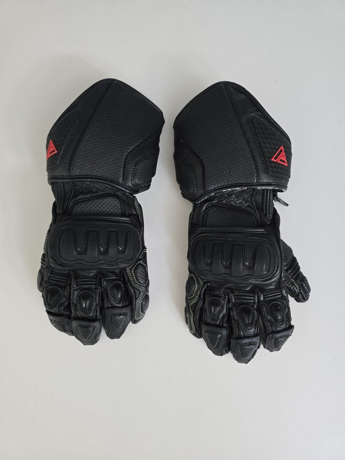Leren motorhandschoenen sport / race maat 6, Motoren, Ophalen of Verzenden, Tweedehands, Handschoenen