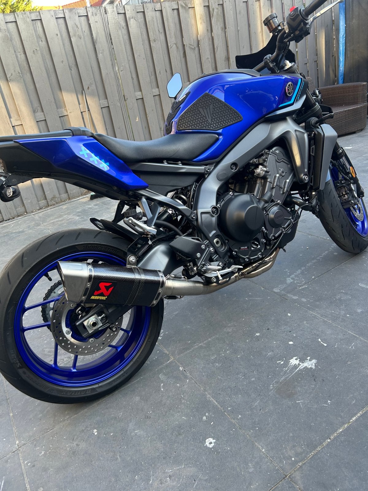 Akrapovic Racing Line yamaha mt09 uitlaat, Ophalen of Verzenden, Gebruikt