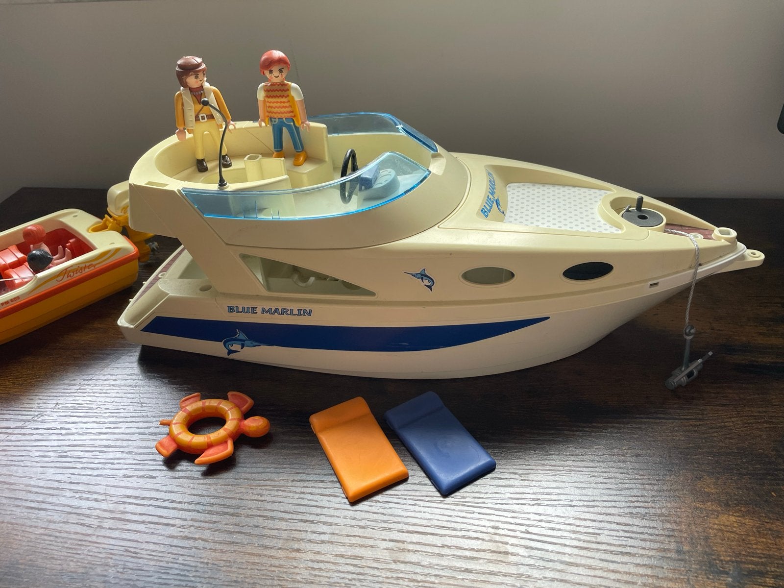 Playmobil Jacht 'Blue Marlin' met extra boot en figuren, Ophalen of Verzenden, Gebruikt