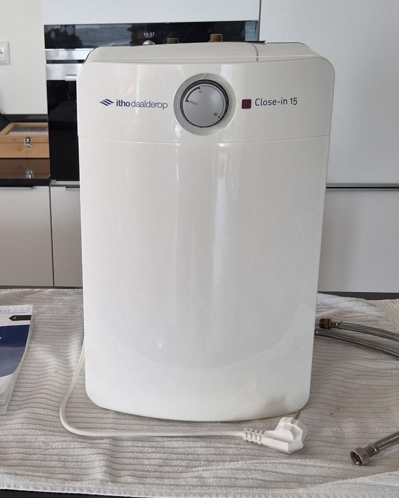 Itho Daalderop close-in boiler 15 ltr. met 1,5 jaar garantie, Gebruikt, Aardgas, Minder dan 3 jaar oud, Minder dan 20 liter