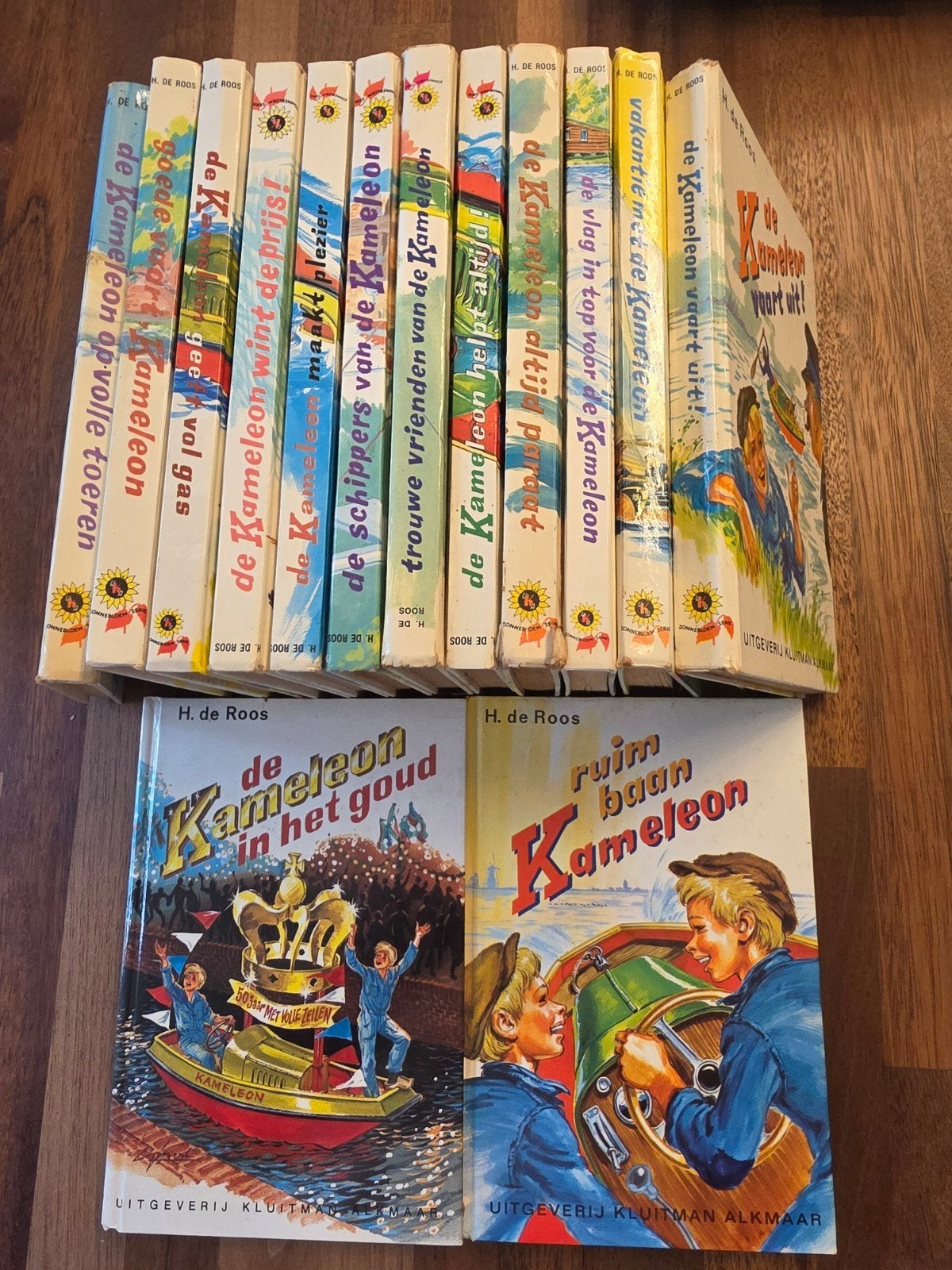 Kameleon boeken 14 stuks zie foto’s, Meerdere stripboeken, Ophalen, Gelezen, Roos