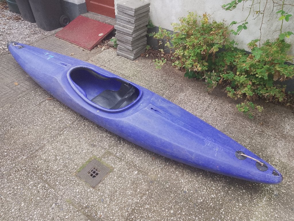 Kano met Kober peddel, 1 persoons, Ophalen, Gebruikt, Eén persoon, Kajak