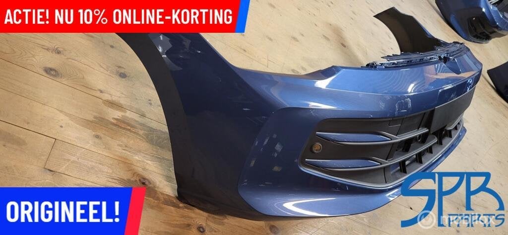 VW GOLF 8 8.5 VIII FACELIFT LT5H VOORBUMPER 4X PDC Compleet, Nieuw, Ophalen of Verzenden, Bumper, Volkswagen