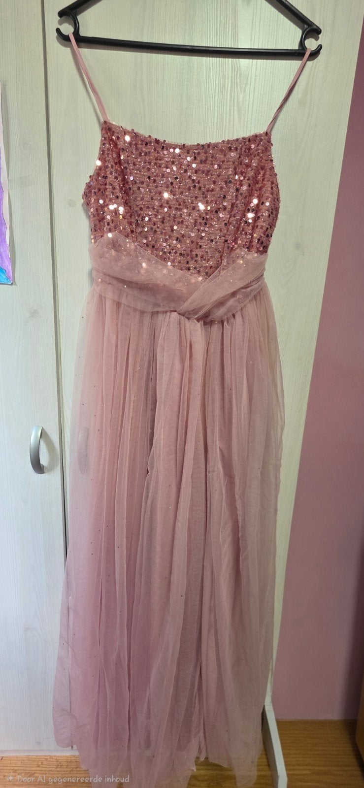 Nieuw gala jurk met accessoires, Galajurk, Nieuw, Ophalen of Verzenden, Roze