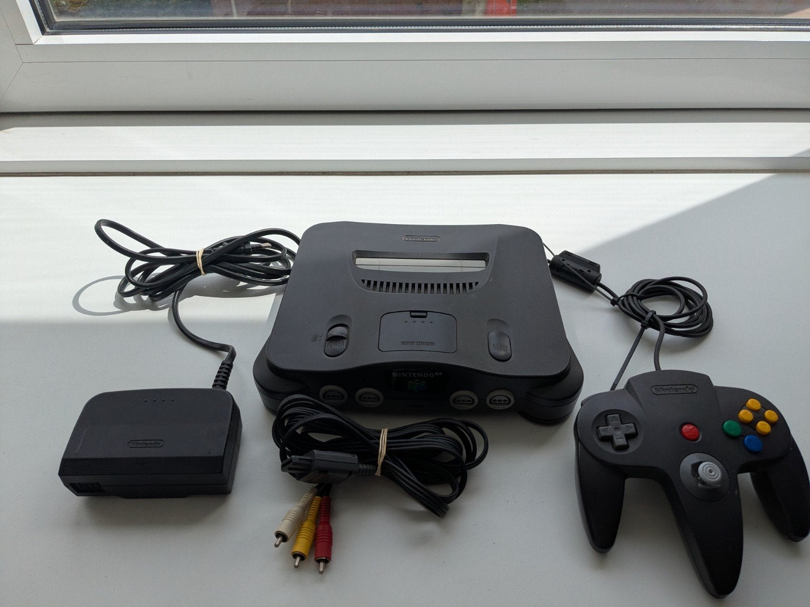 Nintendo 64 console met 1 controller en toebehoren, Ophalen of Verzenden, Zo goed als nieuw, Met 1 controller