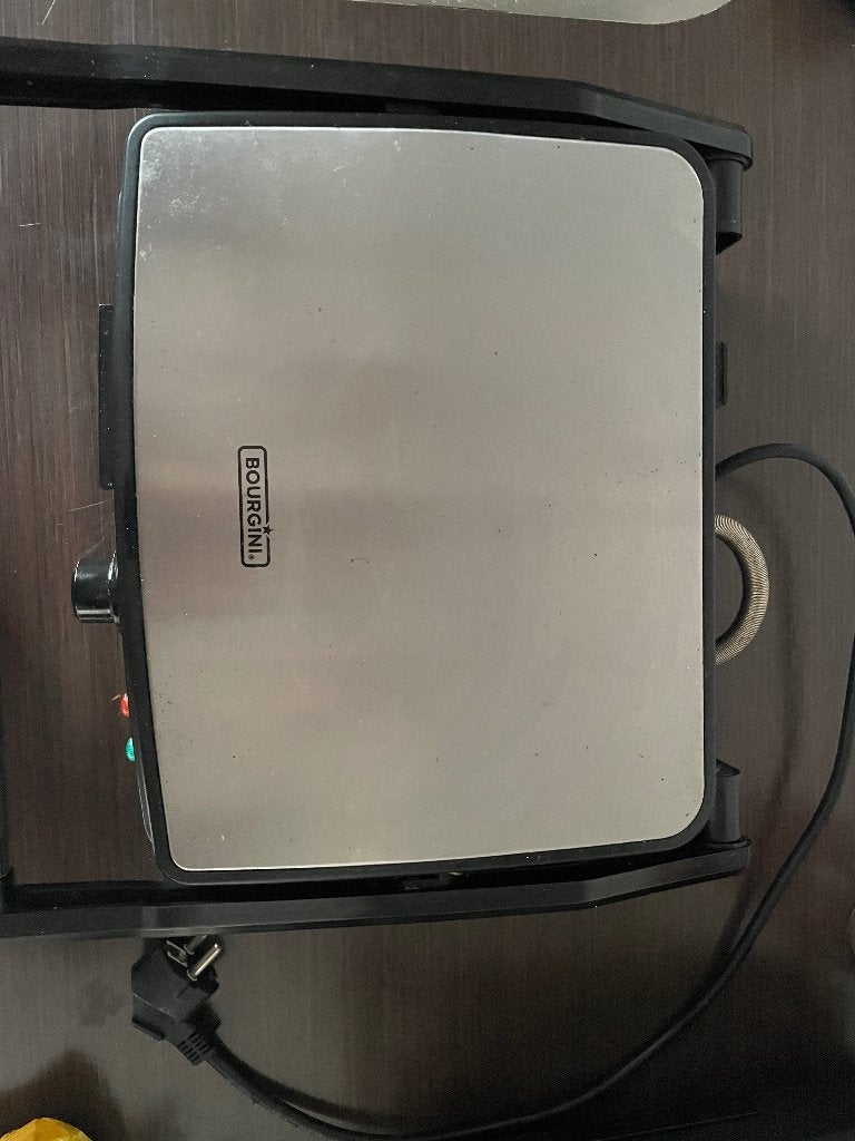 Grill ijzer Bourgini, Witgoed en Apparatuur, Ophalen, Gebruikt