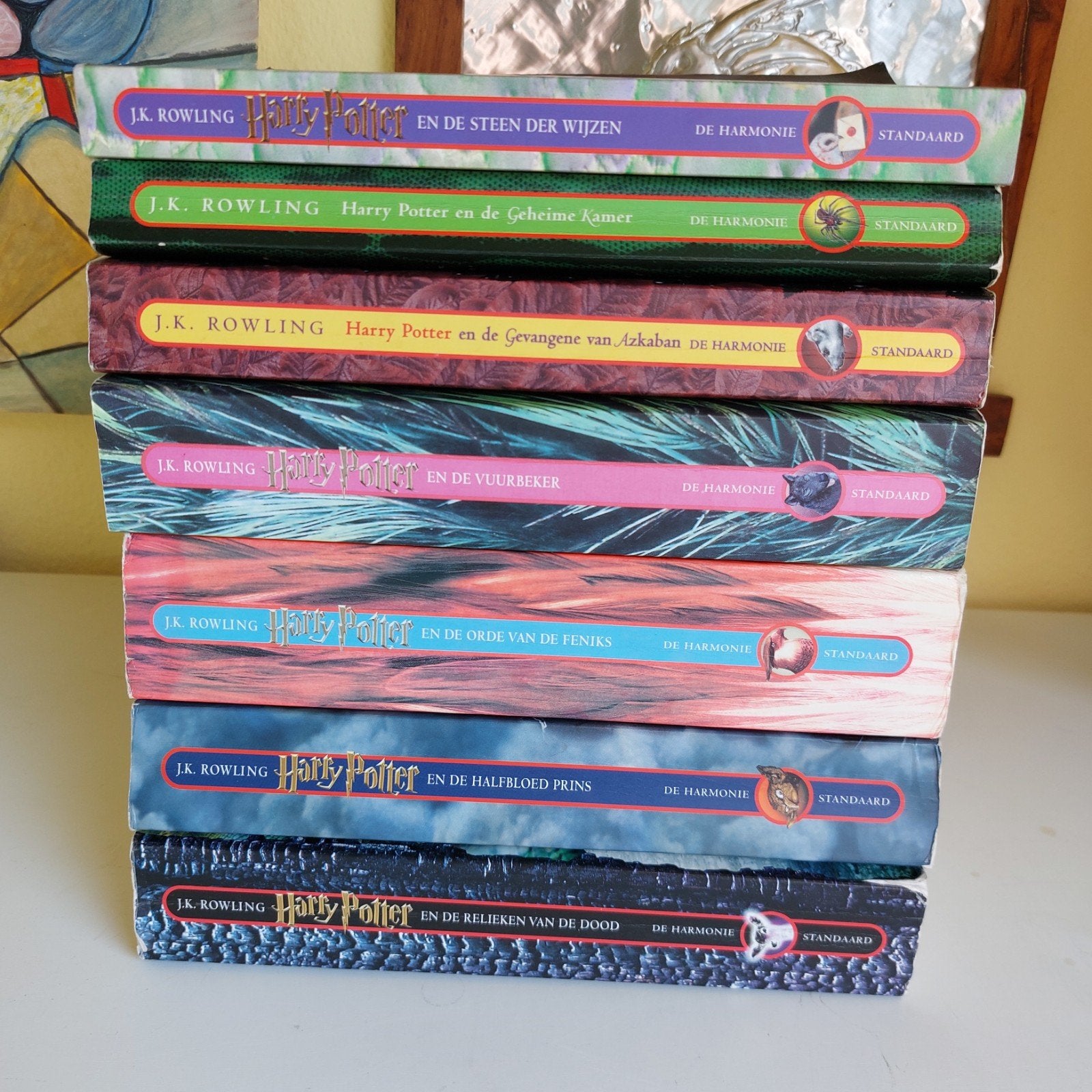 Complete Harry Potter serie (deel 1-7) - J.K. Rowling, Boeken, Ophalen of Verzenden, Gelezen, J.K. Rowling