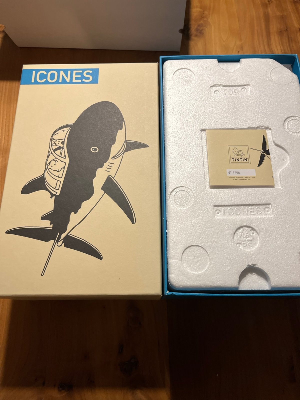 Kuifje in onderzeeër - Icones beeldje, Ophalen of Verzenden, Nieuw