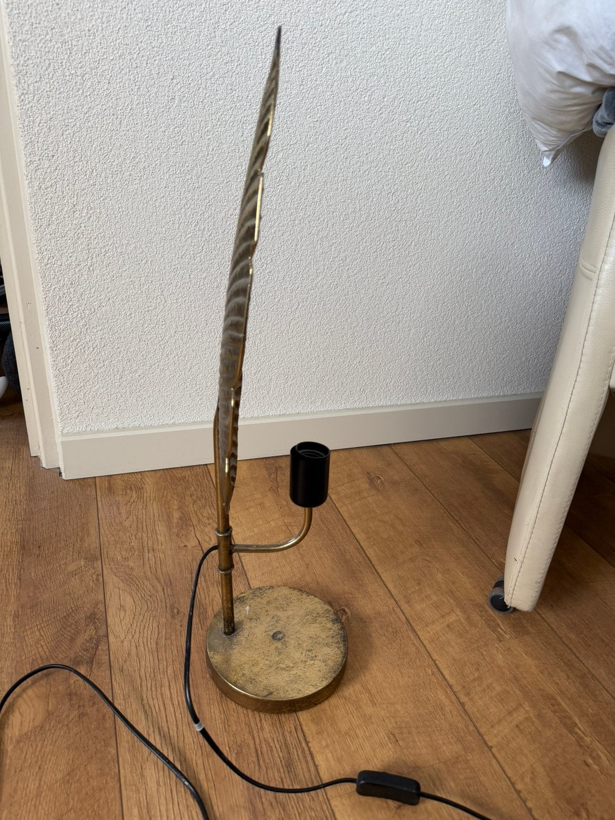 Lamp ijzer veer, Ophalen of Verzenden, Zo goed als nieuw