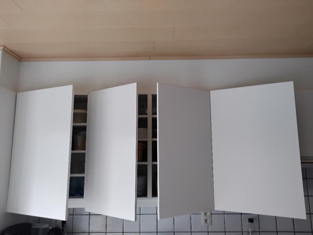 Hang kasten keuken, Ophalen, Gebruikt, Wit, 200 cm of meer
