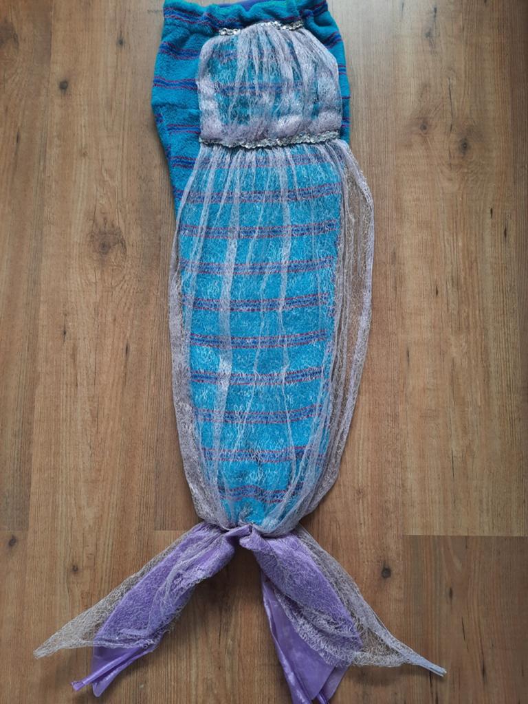 Handgemaakt Mermaid tail 110-122, Kinderen en Baby's, Kinderkleding | Maat 110, Ophalen of Verzenden, Zo goed als nieuw, Meisje